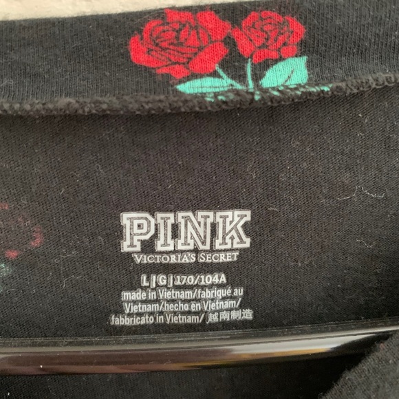 PINK long sleeve crop tee - Picture 5 of 5